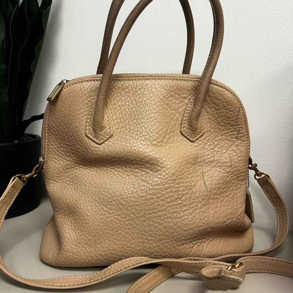 Coach Vintage Sonoma Satchel Natural Grain # 4921